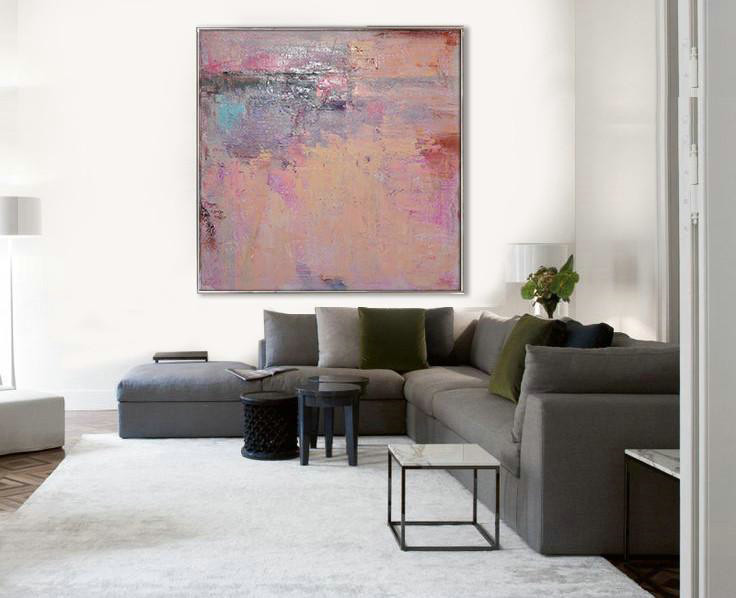 Original Painting Hand Made Large Abstract Art,Oversized Contemporary Art,Hand Painted Original Art,Nude,Blue,Purple,Pink.etc